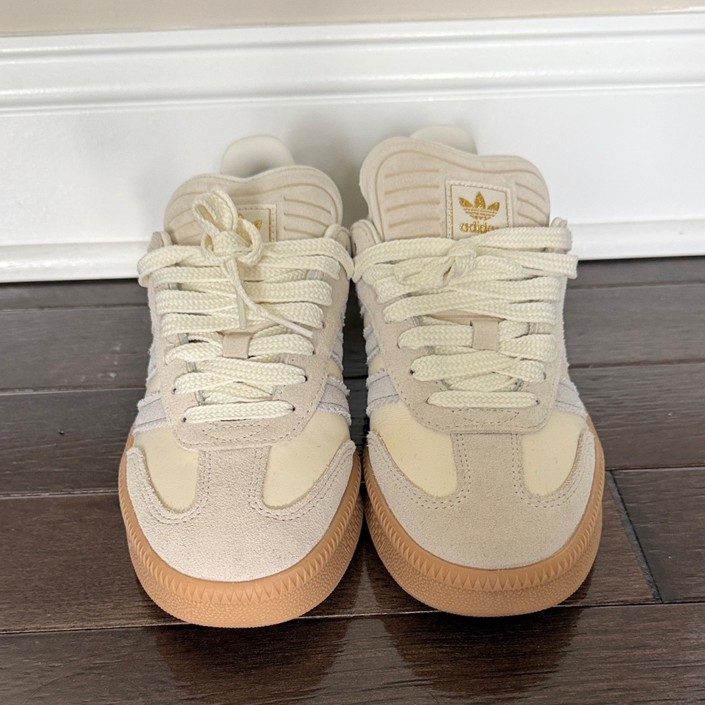 Adidas Samba XLG wonder white, magic beige, gum
